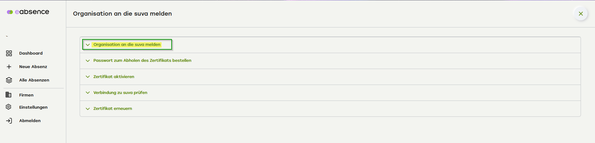 Organisation der Suva melden.png